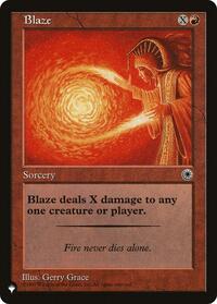 Blaze - The List Reprints