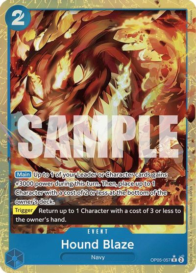 Hound Blaze [Alternate Art PRB01] OP05-057