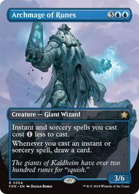 Archmage of Runes (Borderless) - Foundations - 304