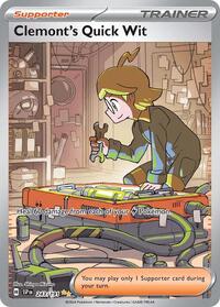 Clemont's Quick Wit - Pokemon Surging Sparks #243/191