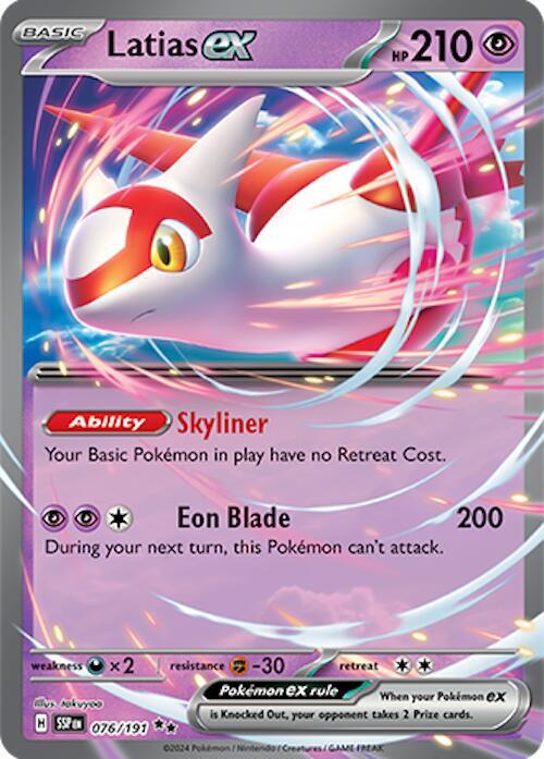 Latias ex - Pokemon Surging Sparks #076/191