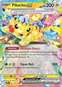 Pikachu ex - 057/191 - SV08: Surging Sparks - 057/191