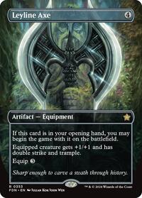 Leyline Axe (Borderless) - Foundations - 353