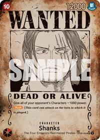 Shanks (004) (Wanted Poster) - Emperors in the New World #OP09-004