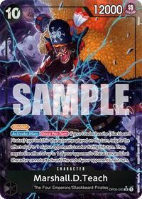 Marshall.D.Teach (093) (Alternate Art) - Emperors in the New World #OP09-093