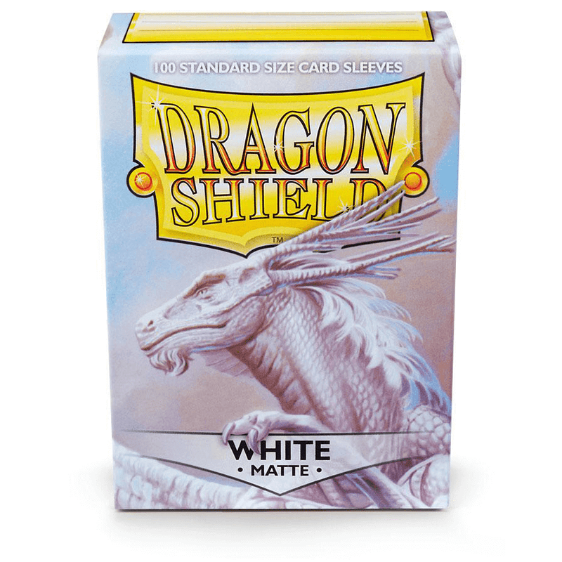 Dragon Shield: Matte White - 100 Ct. Box