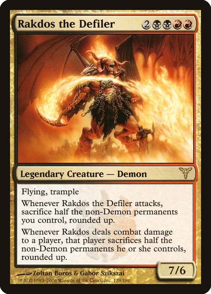 Rakdos the Defiler - Dissension #129