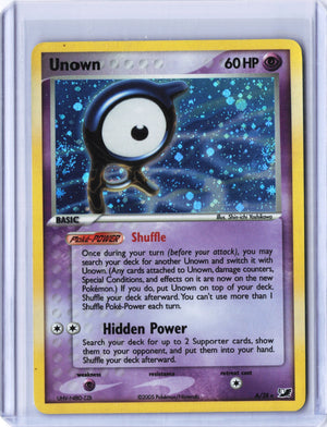 Unown (A) Holo Rare Unseen Forces A/28 NM