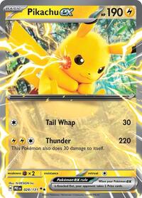 Pikachu ex - 028/131 - SV: Prismatic Evolutions - 028/131