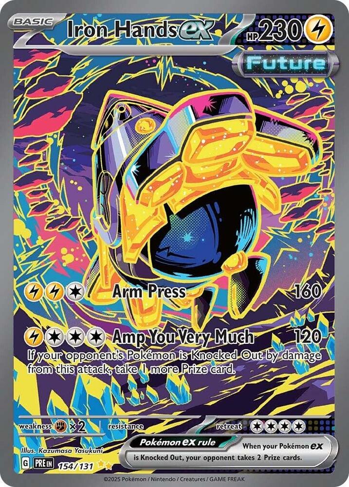 Iron Hands ex - Pokemon Prismatic Evolutions #154/131
