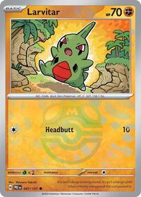 Larvitar (Master Ball Pattern) - Pokemon Prismatic Evolutions #047/131