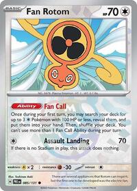 Fan Rotom (Master Ball Pattern) - Pokemon Prismatic Evolutions #085/131