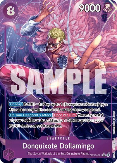 Donquixote Doflamingo [Alternate Art] OP10-071