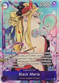 Black Maria (Illustration Box Vol.2) - One Piece Promotion Cards #OP08-074