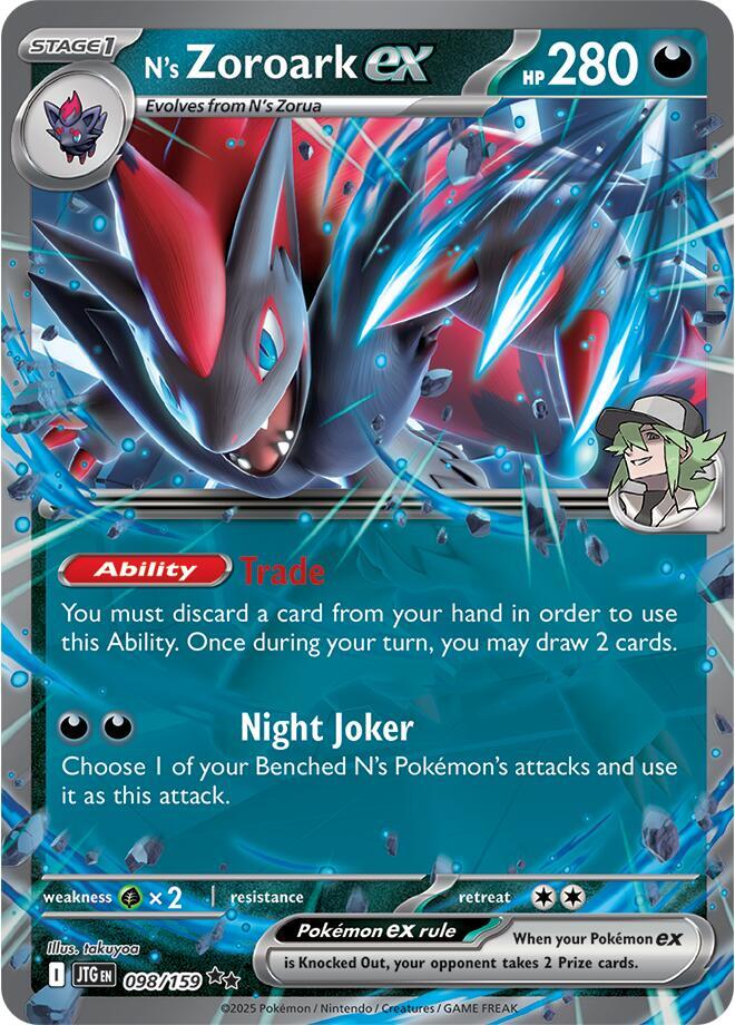 N's Zoroark ex - Journey Together #098/159
