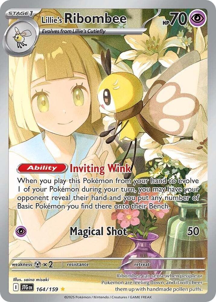 Lillie's Ribombee - Journey Together #164/159