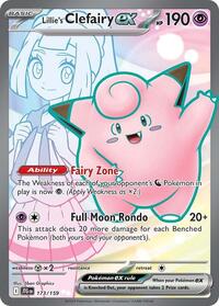 Lillie's Clefairy ex - 173/159 - SV09: Journey Together - 173/159