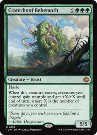 Craterhoof Behemoth - Tarkir: Dragonstorm - 138