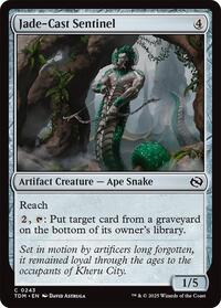 Jade-Cast Sentinel - Tarkir: Dragonstorm - 243