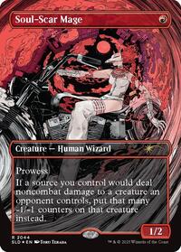 Soul-Scar Mage (2044) (Raised Foil) - Secret Lair Drop Series - 2044