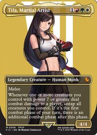 Tifa, Martial Artist (Borderless) - Commander: FINAL FANTASY #206