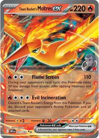 Team Rocket's Moltres ex - SV10: Destined Rivals - 031/182