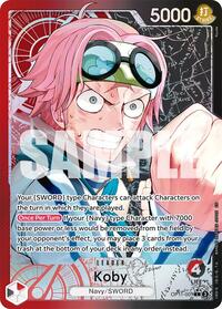Koby (001) (Alternate Art) - A Fist of Divine Speed #OP11-001