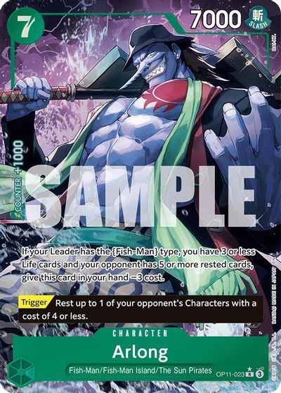 Arlong [Alternate Art] OP11-023