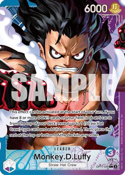 Monkey.D.Luffy [Alternate Art] OP11-040