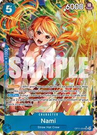 Nami (054) (Alternate Art) - A Fist of Divine Speed #OP11-054