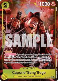 Capone"Gang"Bege (101) (Alternate Art) - A Fist of Divine Speed #OP11-101