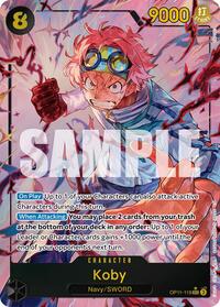 Koby (119) (Alternate Art) - A Fist of Divine Speed #OP11-119