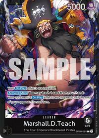 Marshall.D.Teach (OP09-081) - Starter Deck 27: BLACK Marshall.D.Teach #OP09-081