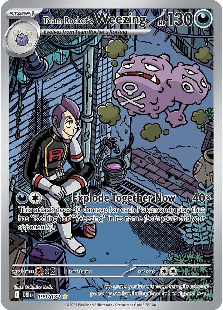 Team Rocket's Weezing - Pokemon Destined Rivals #199/182