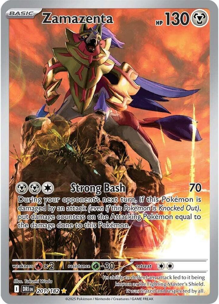 Zamazenta - Pokemon Destined Rivals #201/182