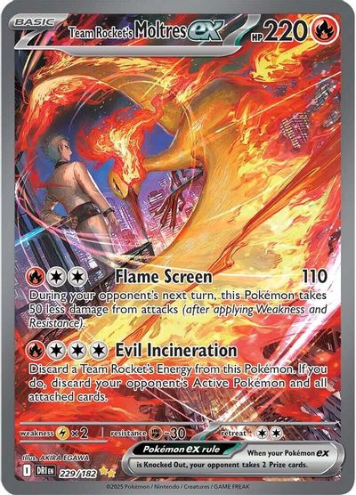 Team Rocket's Moltres ex #229