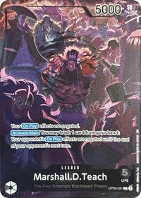Marshall.D.Teach (English Version 2nd Anniversary Set) - One Piece Promotion Cards #OP09-081