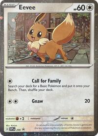 Eevee - 200 (Cosmos Holo) - Scarlet & Violet Promo Cards #SVP 200