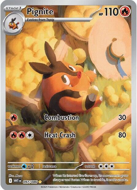 Pignite - Pokemon White Flare #097/086