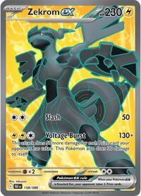 Zekrom ex - Pokemon Black Bolt #158/086