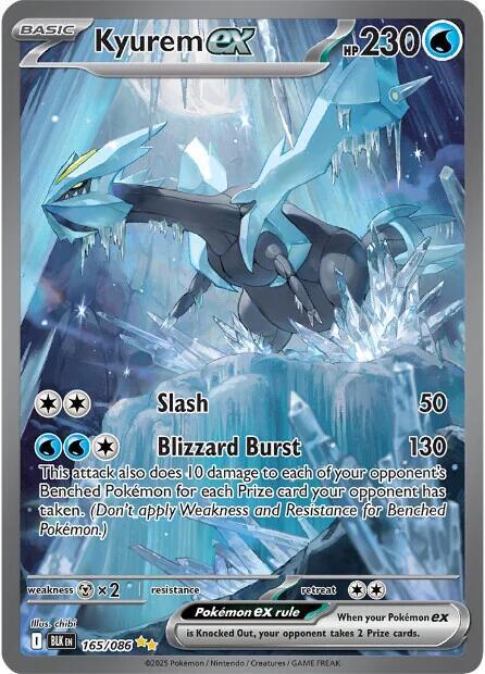 Kyurem ex - Pokemon Black Bolt #165/086