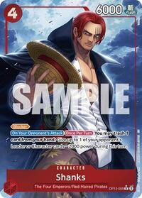 Shanks (008) (Alternate Art) - Legacy of the Master #OP12-008