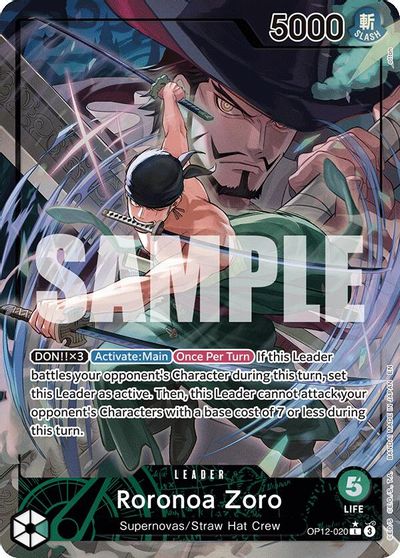 Roronoa Zoro [Alternate Art] OP12-020