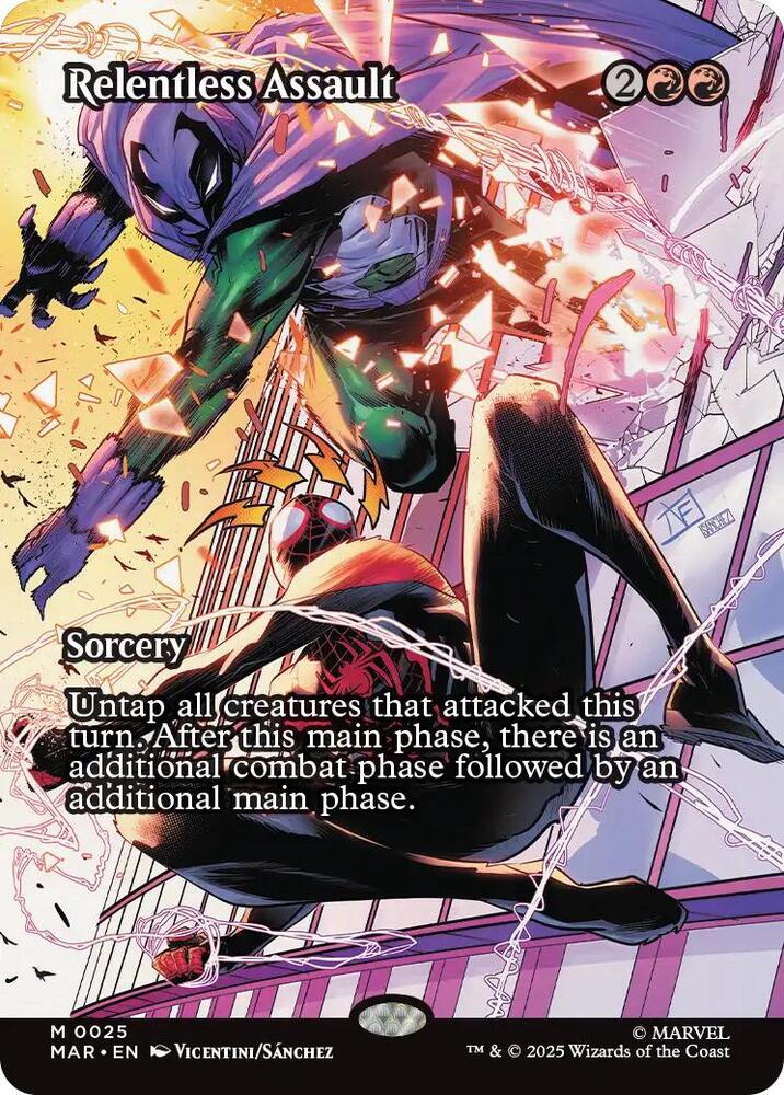Relentless Assault (Borderless) - Marvel Universe Eternal-Legal #25