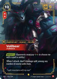 Volibear, Furious (Alternate Art) - Origins - 041a/298