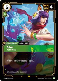 Ahri, Alluring (Alternate Art) - Origins - 066a/298