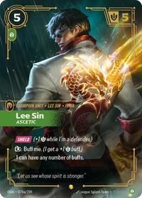 Lee Sin, Ascetic (Alternate Art) - Origins - 078a/298