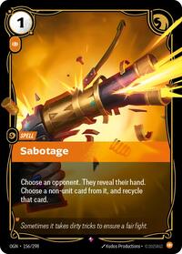 Sabotage - Origins - 156/298
