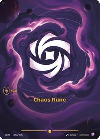 Chaos Rune (Alternate Art) - Origins - 166a/298