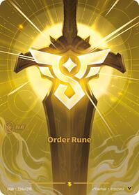 Order Rune (Alternate Art) - Origins - 214a/298